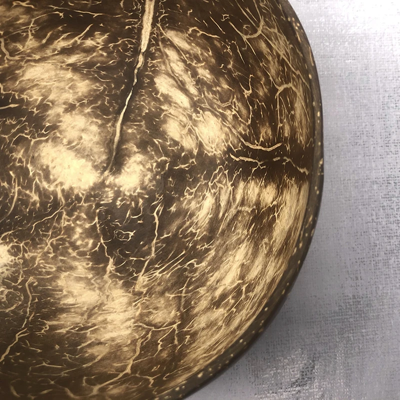 Чистый натуральный чашка в виде кокоса деревянной ложкой Материал мастерство