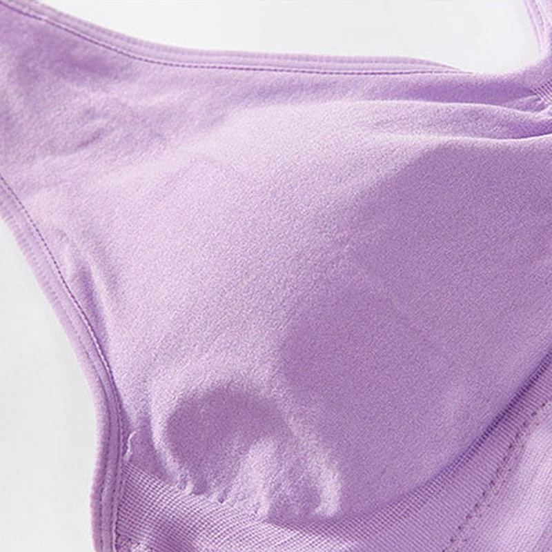 

Women Sexy Bra Seamless Sports Lingerie Shockproof Wirefree Bralette Plus Size Underwear Adjustment bh Comfort Intimate 6XL