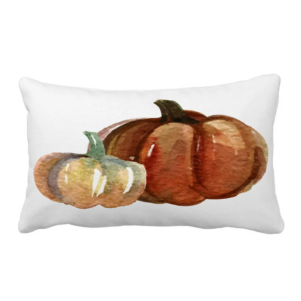 2019 Декоративная Подушка Чехол 50*30 см Тыква хлопок декоративные бросок Наволочки