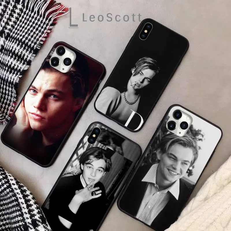 

cool Leonardo Dicaprio handsome Phone Case for iPhone 11 12 pro XS MAX 8 7 6 6S Plus X 5S SE 2020 XR Soft silicone
