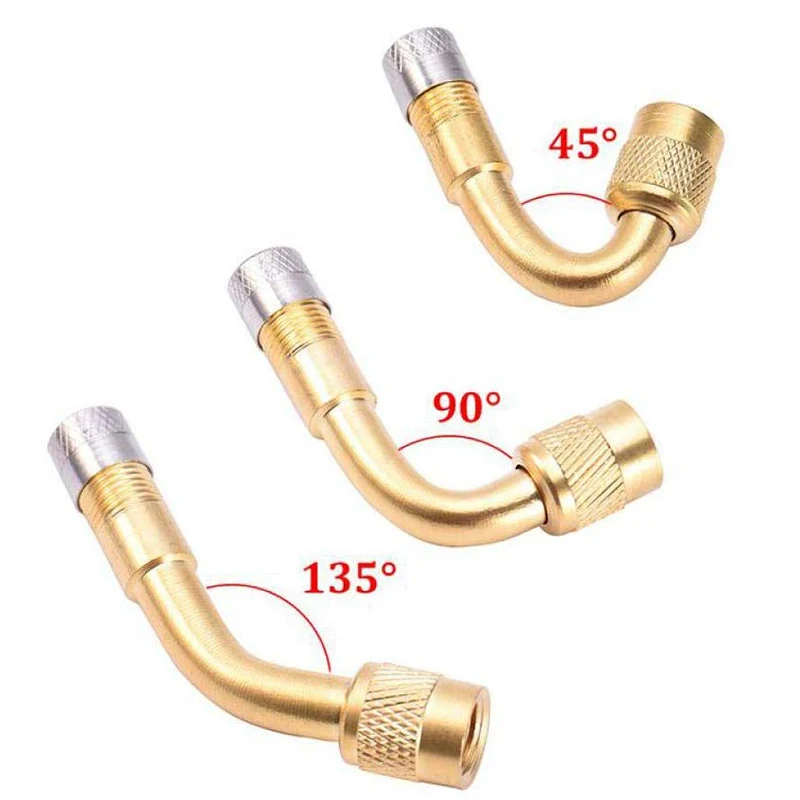 1 шт. латунная автомобильная шина для мотоцикла 45/90/135 градусов стержень клапана