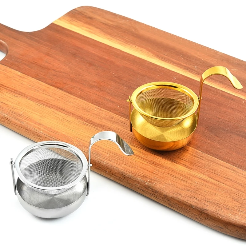 

Stainless Steel Mesh Tea Infuser Metal Cup Strainer Strainer Loose Leaf Filter With Handle Kitchen Tool
