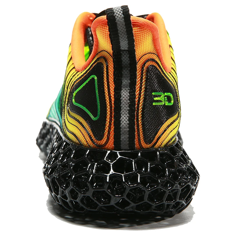 Мужская обувь с 3D принтом Модная повседневная Смешанные цвета Трендовая