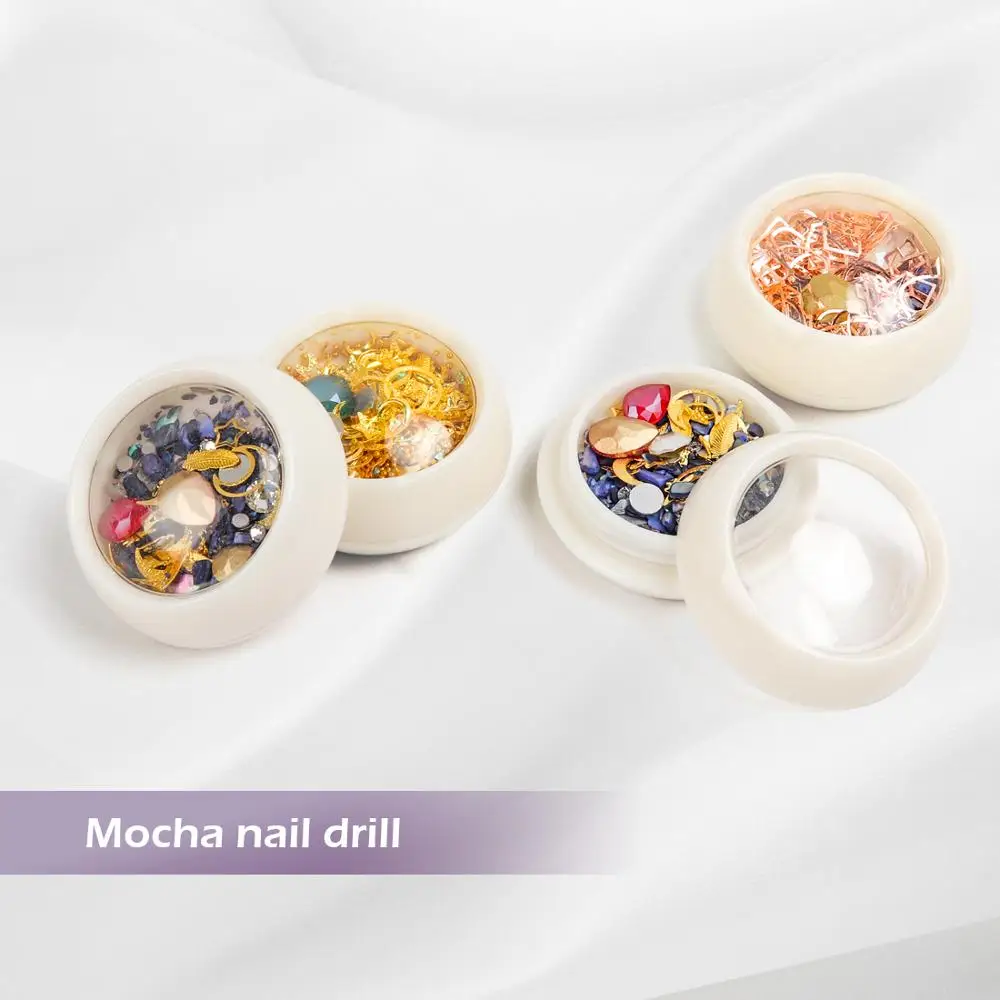 Набор для дизайна ногтей 124 шт DIY Инструменты набор украшения маникюра включая