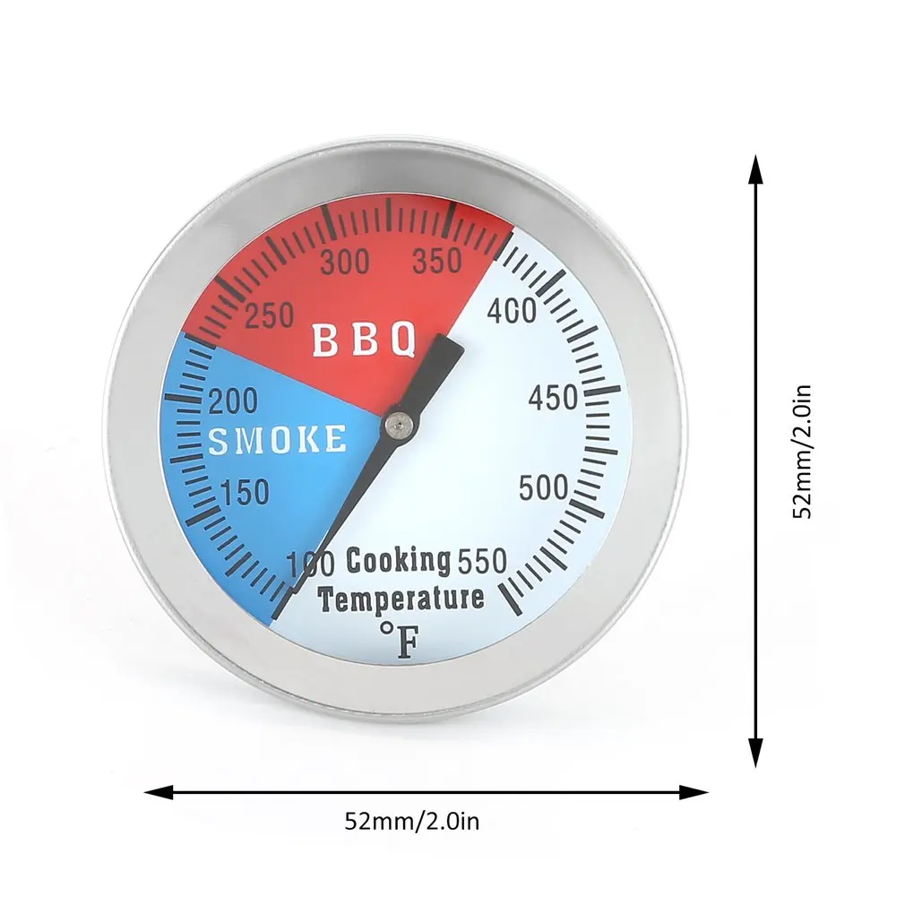 

Stainless steel BBQ Accessories Grill Meat Thermometer Dial Temperature Gauge Gage Cooking Food Probe Household Kitchen Tools