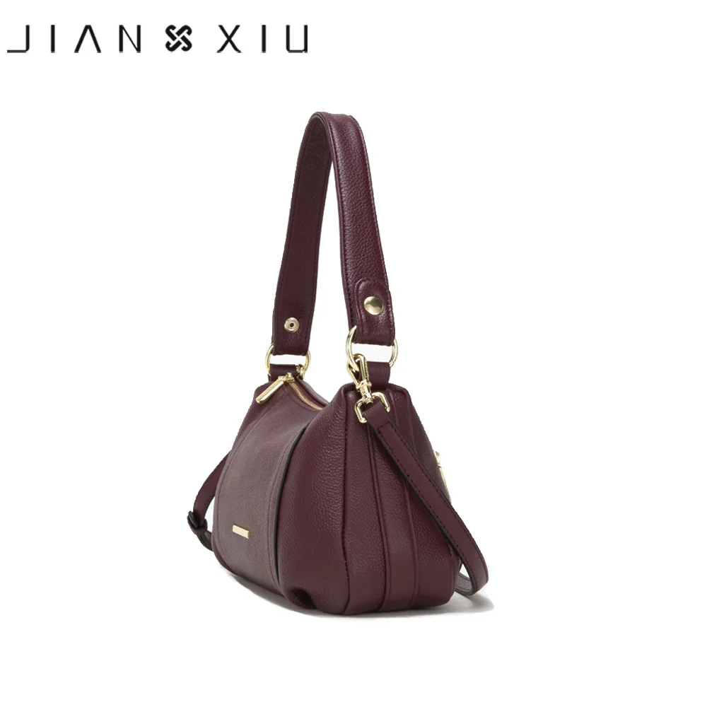 JIANXIU Brand Genuine Leather Luxury Handbags Women Bags Designer Messenger 2019 New Small Shoulder Crossbody Bag 2 Colors | Багаж и сумки