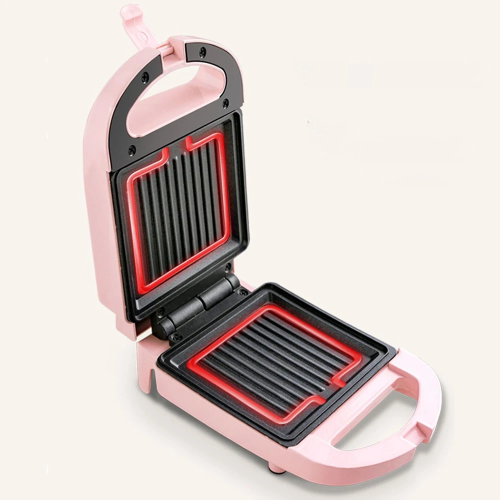 

Electric Mini Waffle Maker Home Sandwich Maker Multibaker Double Heating Stainless Steel Kitchen Breakfast Sandwich Machine