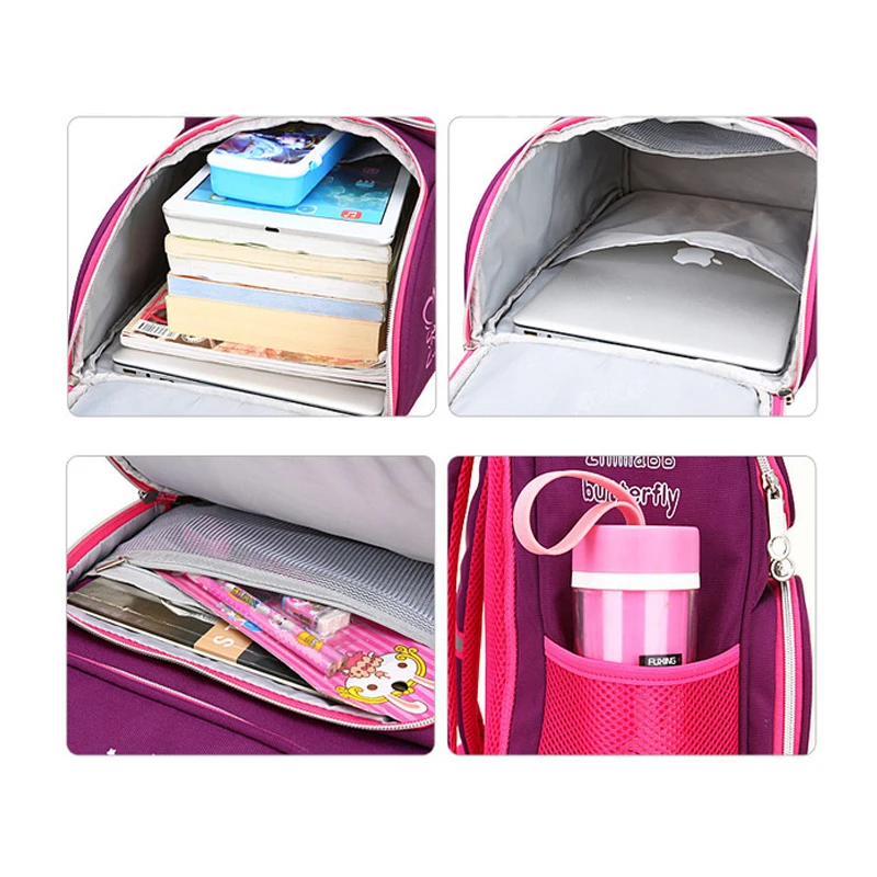 Ортопедический школьный рюкзак для детей детские школьные ранцы девочек и