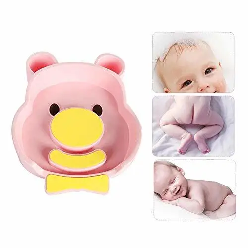 1 шт. Draagbare baby wassen bad Pasgeboren Leuke Cartoon ABS wawawafel Zuigelingen Wassen Ass Hoofd Bad groothanдель # TC|Детские