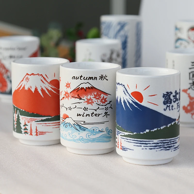 Японский стиль кофейная кружка чай tazas de ceramica creativas чашки и кружки kubek ceramiczny милые