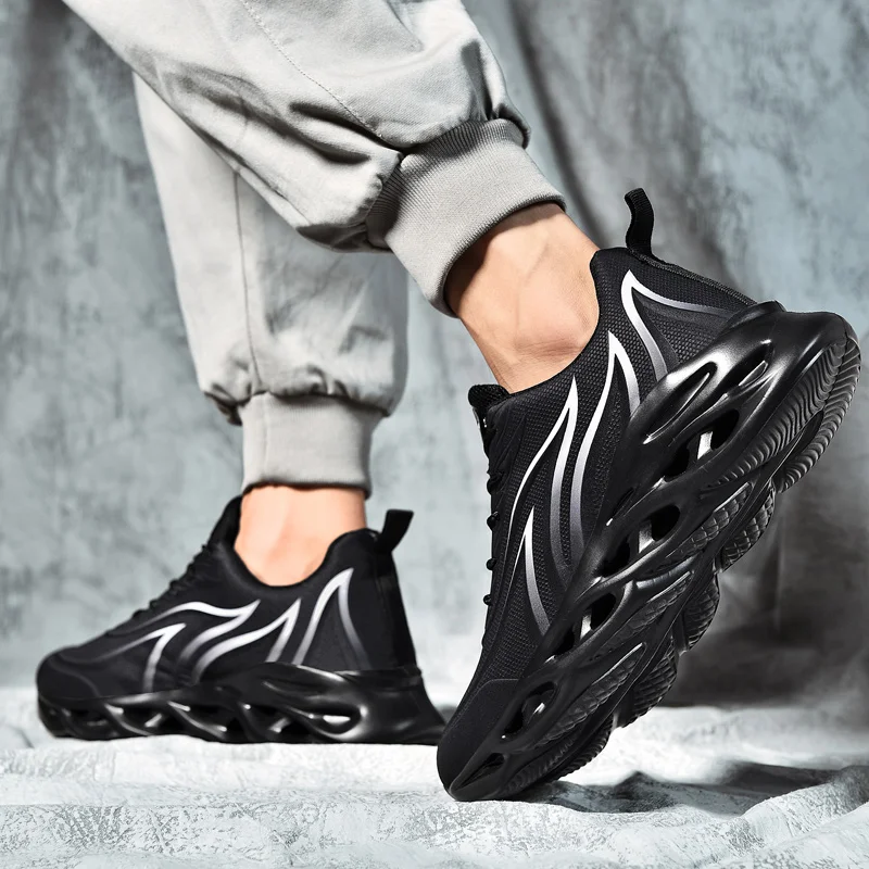 Мужская дышащая обувь повседневная обувь мужские модные мужские ботинки с сеткой кроссовки Большие размеры zapatillas hombre Новая мужская обувь