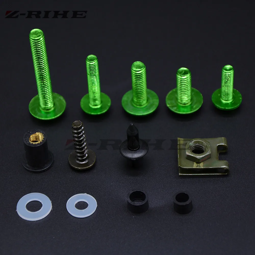 Болты и обтекатели для Kawasaki Ninja 250R 300 500 650 ZX10R ZX11 ZX14R ZX6R 7R 9R Z750 Z1000 Versys R17 14 - купить по