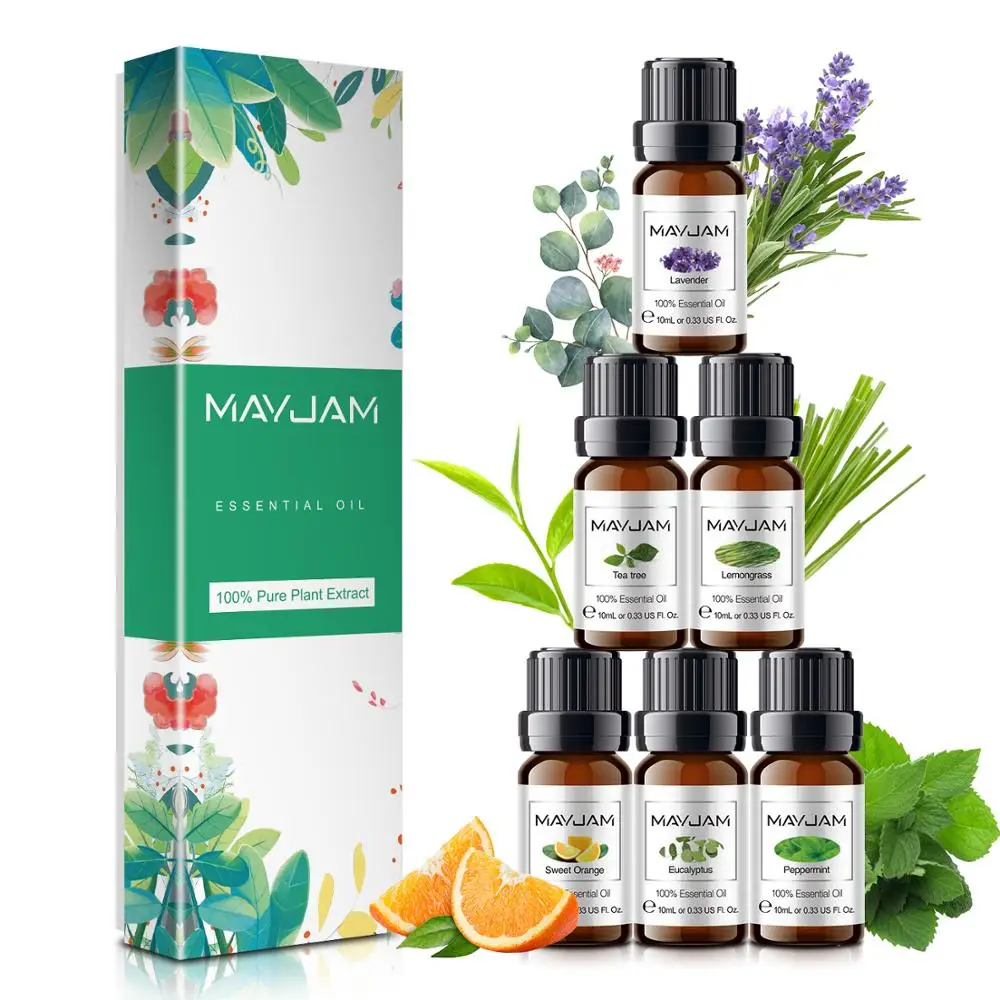 Эфирные масла MAYJAM 10 мл 6 шт. подарочный набор увлажнитель ароматерапевтические
