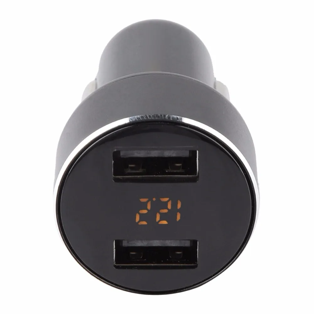 Автомобильное зарядное устройство с двумя usb портами 3 1 А светодиодный экран