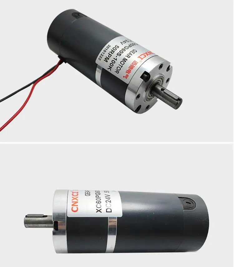 XC60PG60S 60W DC12V 24V 6-1300RPM DC Planetary Gear Reduction Motor High Torque Adjustable Speed Forward and Reverse | Обустройство