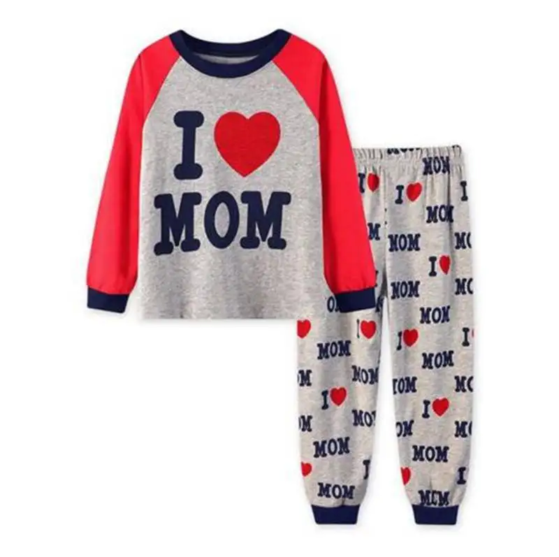 Новые весенне осенние детские пижамы одежда для маленьких мальчиков хлопковые