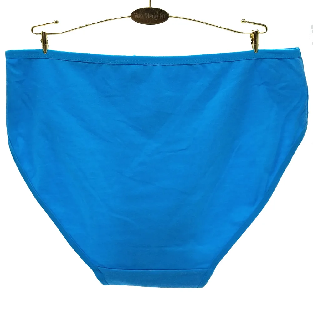 4 шт./партия, 2XL/3XL/4XL, однотонное женское нижнее белье из хлопка, большие размеры, трусики женские, штаны для мамы, 89366
