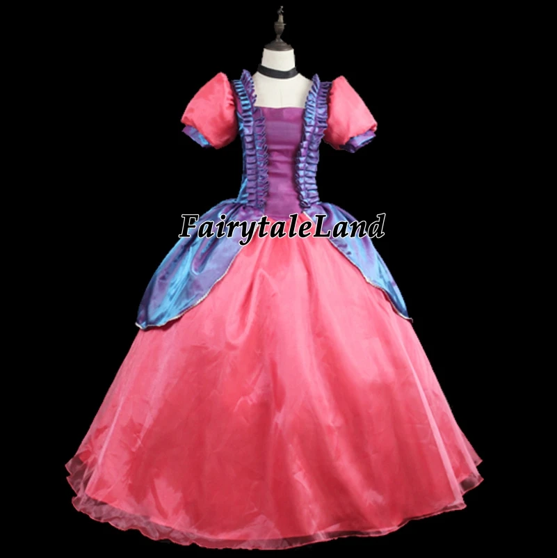 Мультяшный костюм принцессы сестры косплей Анастазия дризелла платье для