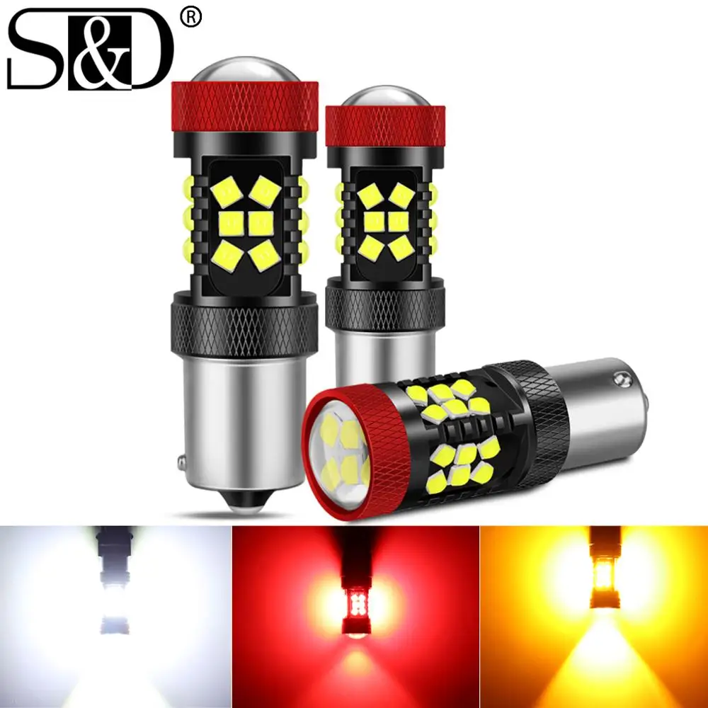 

Автомобильные фары, 2 шт., 12 В, Canbus P21W, Py21W светодиодный 1156, P21/5 Вт, BAU15S, BA15S 1157, BAY15D светодиодный сигнальная Поворотная лампа