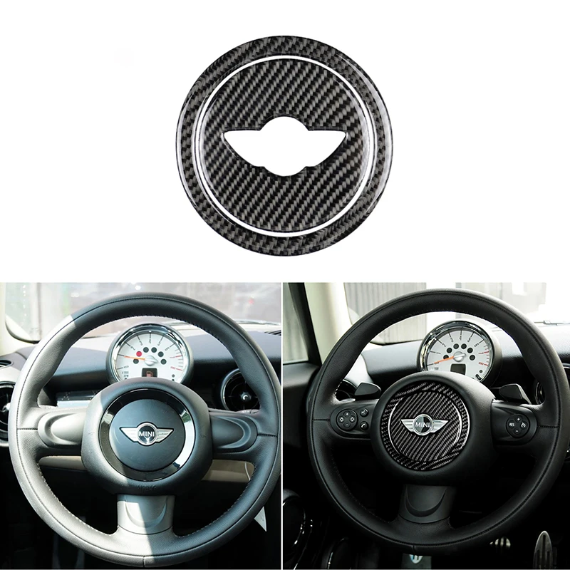 2 шт. Наклейка На Руль Накладка для Mini Coopers Clubman R55 R56 Countryman R60 Paceman R61 аксессуары