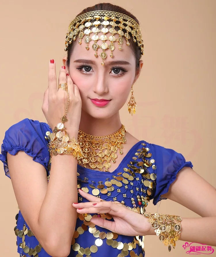 Украшение для волос повязка индийская бижутерия аксессуары танца живота