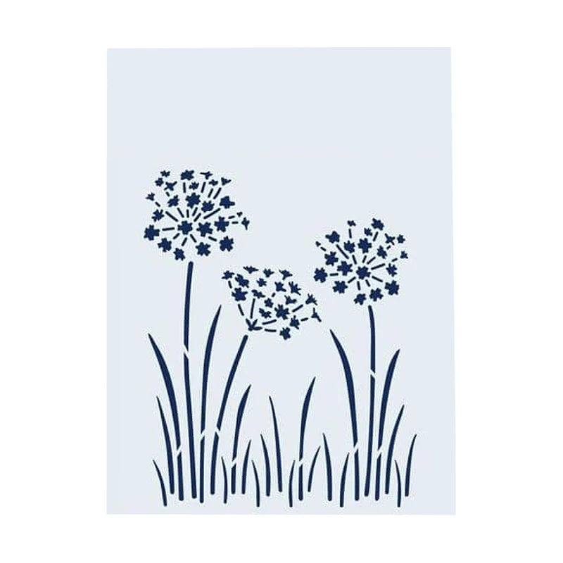 

Dandelion Flowers Stencil For Diy Scrapbooking Embossing Crafts Stamp Maker Photo Album Template Decoration 2021 New Arrival