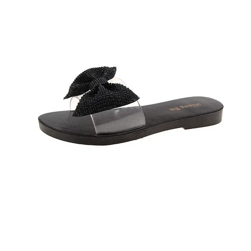 Jelly Slippers Women Summer Sandals Candy Colors Transparent Casual Sandals Female Flat Beach Slides Slip On Shoes Zapatos Mujer