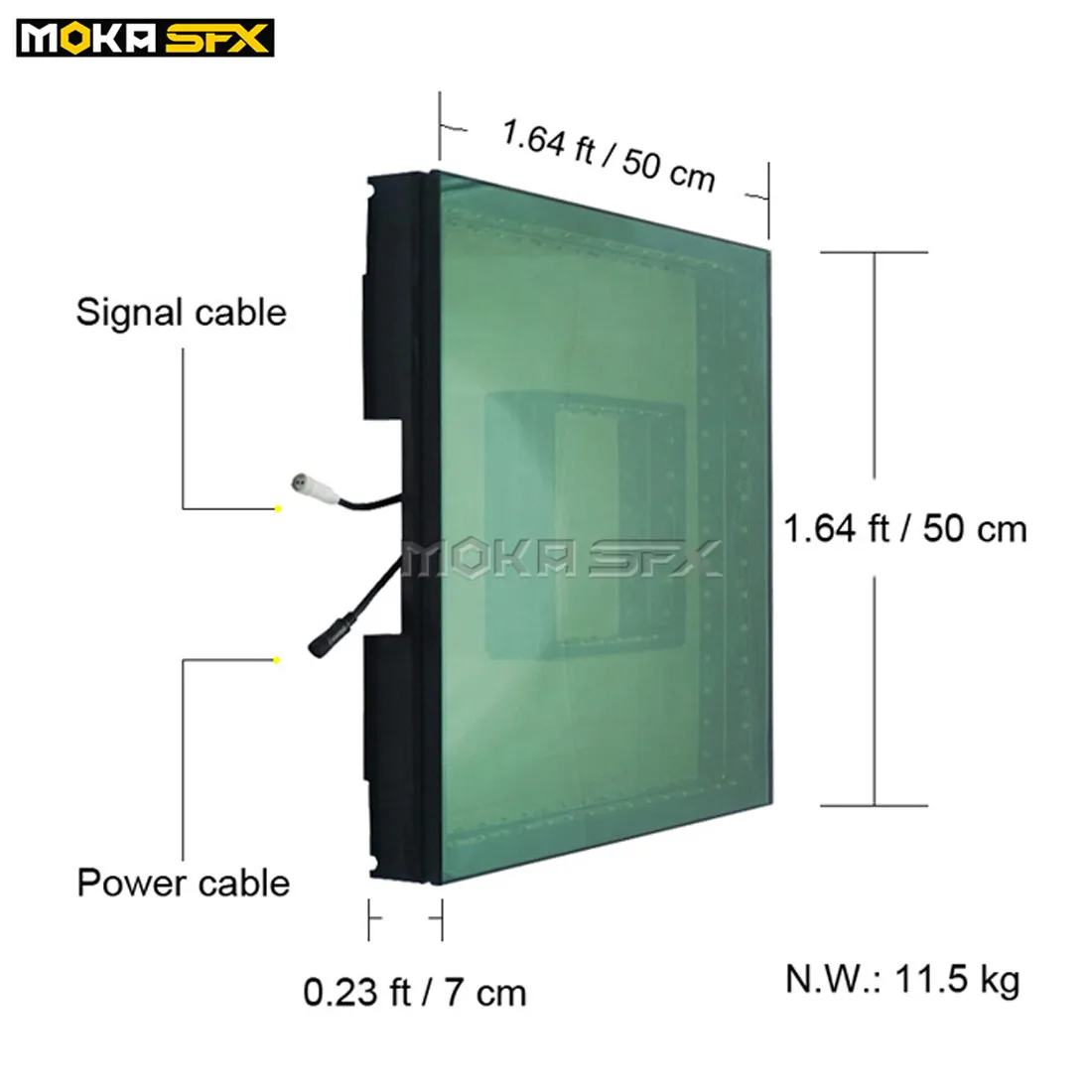 40 шт./лот сценическое зеркало 3D танцевальный пол толстое закаленное стекло RGB для