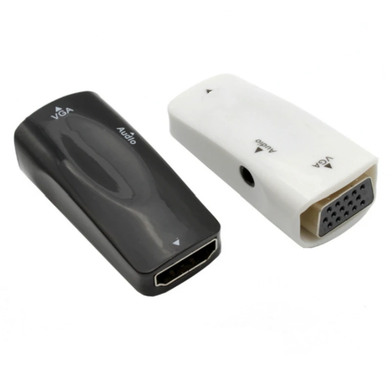 HDMI совместимый переходник мама VGA 3 5 аудио 1080P с кабелем Aux для