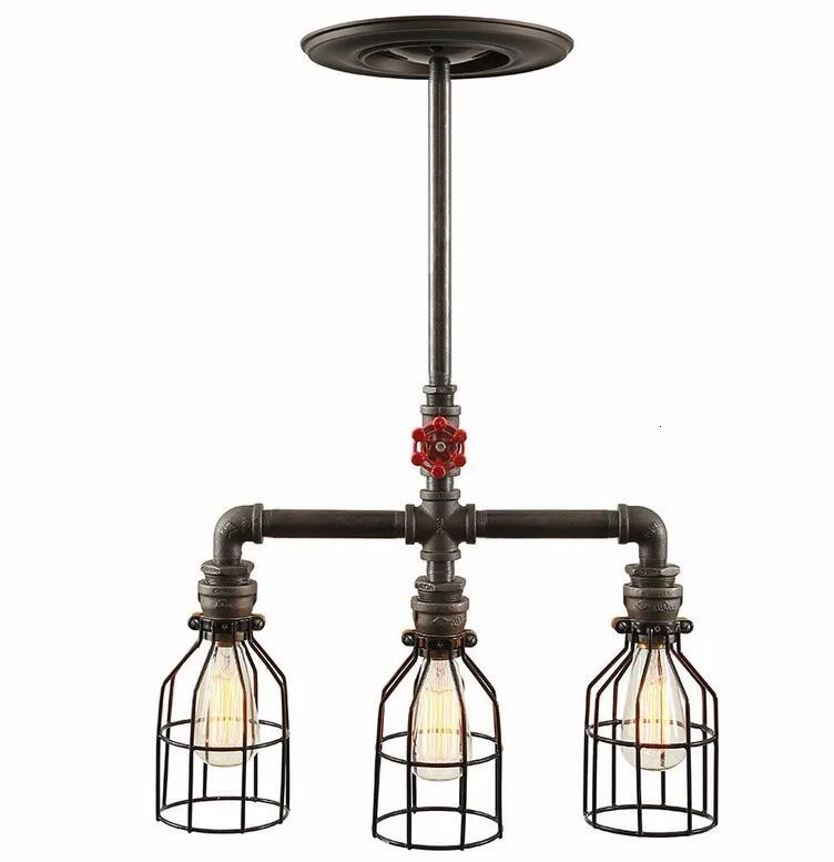 Ретро металлический светильник для водопроводных труб промышленный винтажный