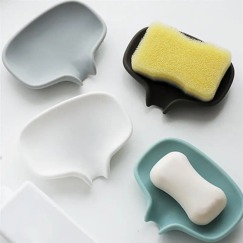 Силиконовый держатель для мыла и посуды полка душевой дома ванной кухни