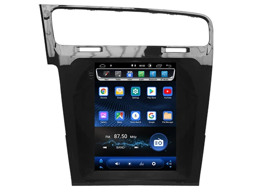 Tesla GPS навигация для VW Golf 7 2014 Автомобильный мультимедийный Android 10 вертикальный