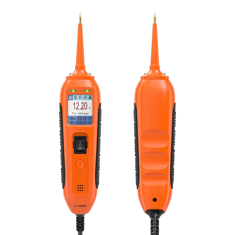 Xtuner PT101 Battey Tester 12V/24V Car Circuit DC/AC Power Probe Electrical System Diagnostics Tool Accessories | Автомобили и