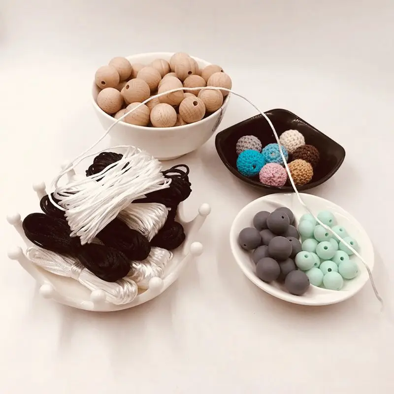 Детские аксессуары для пустышек 5 м атласная шелковая веревка 1 мм нейлоновый