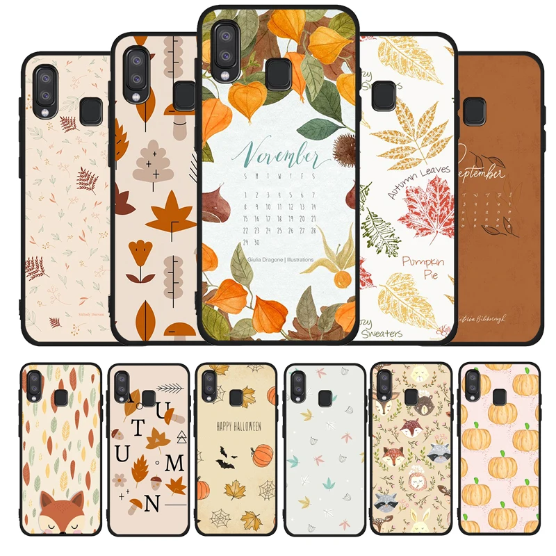 Тыква осень чехол для задней панели мобильного телефона Samsung Galaxy A71 A51 A41 A31 A20E A10 A20