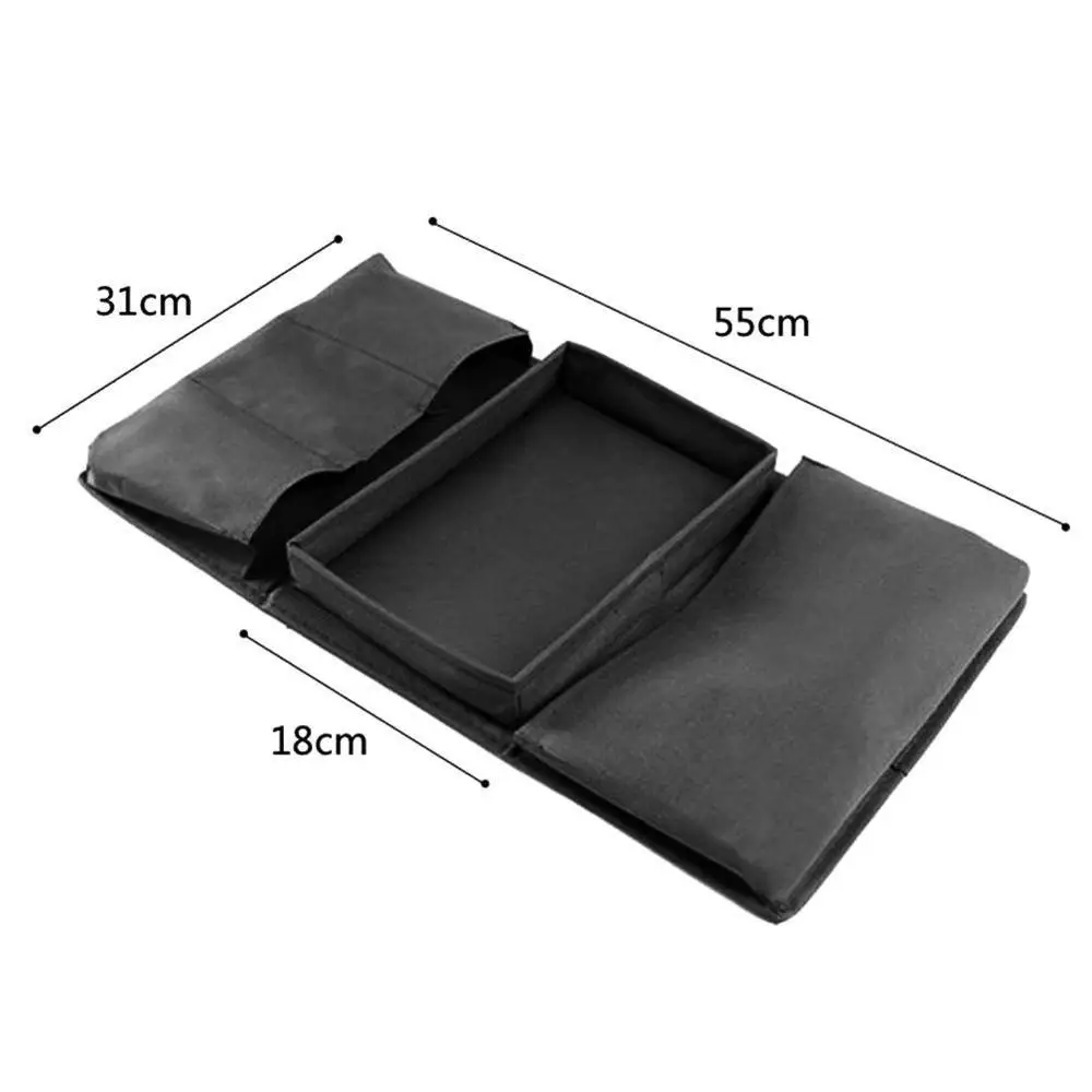 

Hot Sale Black Sofa Side Hanging Storage Bag Creative Multi-grid Bag Storage Bag Bag Oxford Multi-layer Cloth Storage Folda O1S3