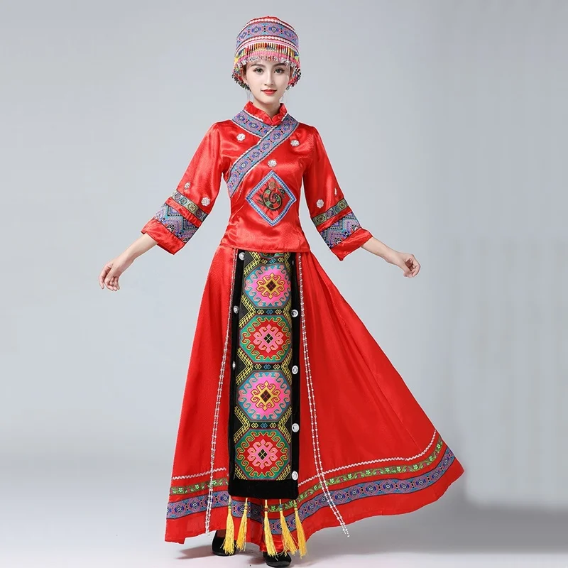 Традиционная одежда для народного и этнического танцев фанаты китайских