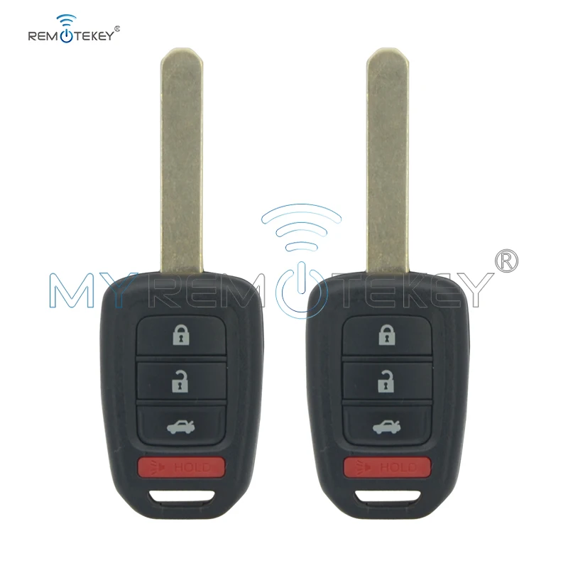 

Remtekey 2pcs MLBHLIK6-1T Remote head key 313.8 Mhz HON66 4 button for Honda Accord LX Sport Civic CRV 2013 2014 2015
