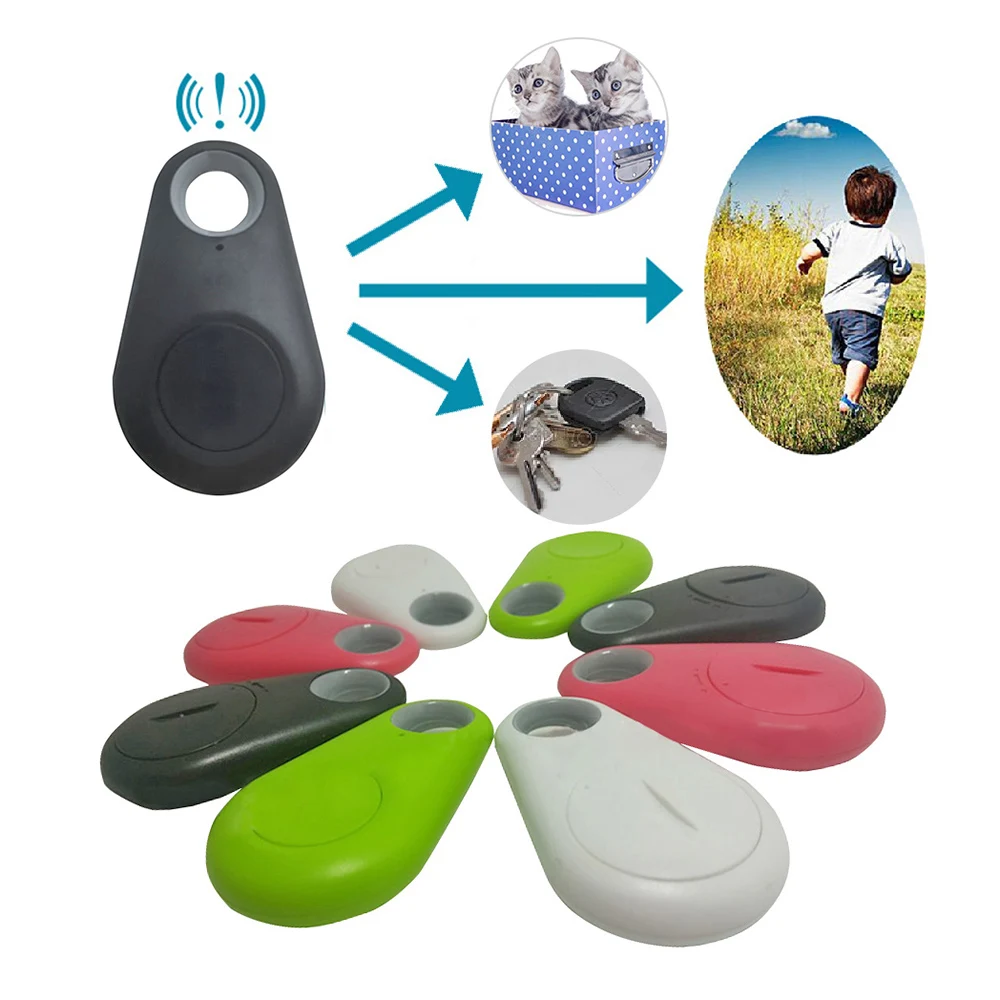 

Waterproof Bluetooth Tracer For Pet Dog Cat Keys Wallet Bag Kids Trackers Finder Pets Smart Mini GPS Tracker Anti-Lost Dropship