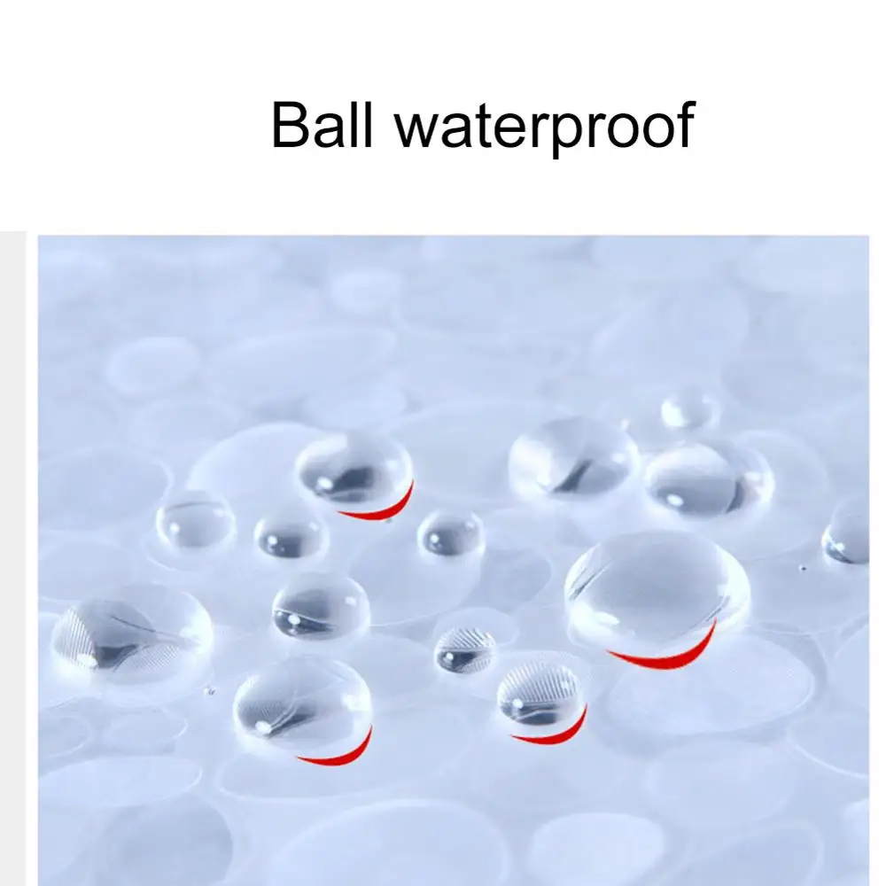 Новая модная полупрозрачная Водонепроницаемая душевая занавеска с узором из