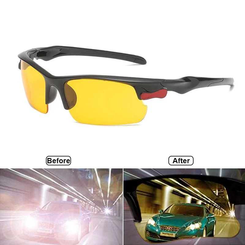 Автомобильные очки ночного видения солнцезащитные для вождения с УФ-защитой Lada