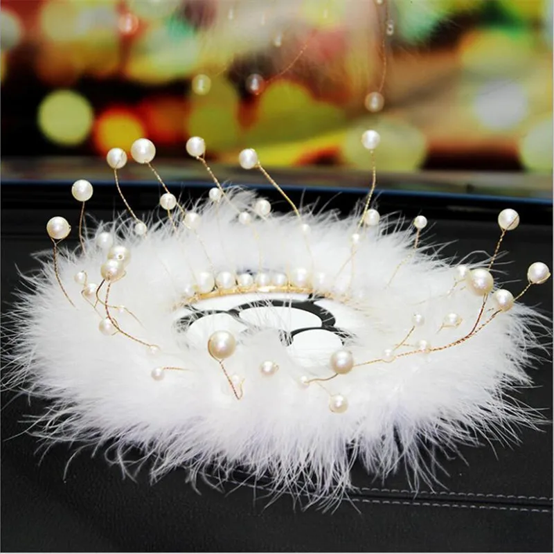 

Новое поступление, автомобильное украшение, креативный перо, жемчуг, цветок камелии, Противоскользящий коврик, аксессуары для хранения, про...