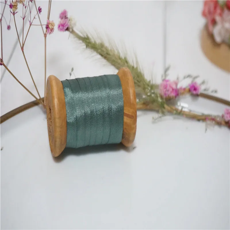 7 мм x 1 0 м/рулон woodenspool 100% Шелковая вышивальная лента тонкая тафта шелковая habotai