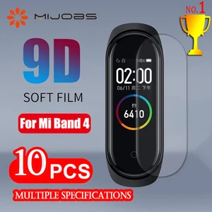 Защитная пленка для Xiaomi Mi Band 4, мягкая проницаемая защита для дисплея умных часов, на весь экран