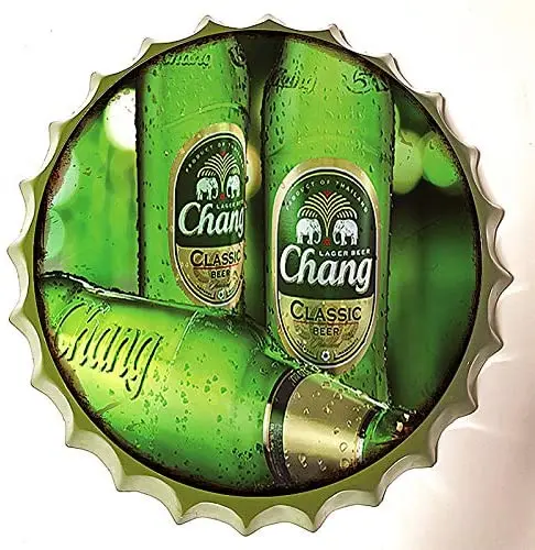 

Жестяная крышка для бутылки, металлический жестяной знак, освежающий холодный пивной бар, круглые металлические знаки для дома и кухни, бар...