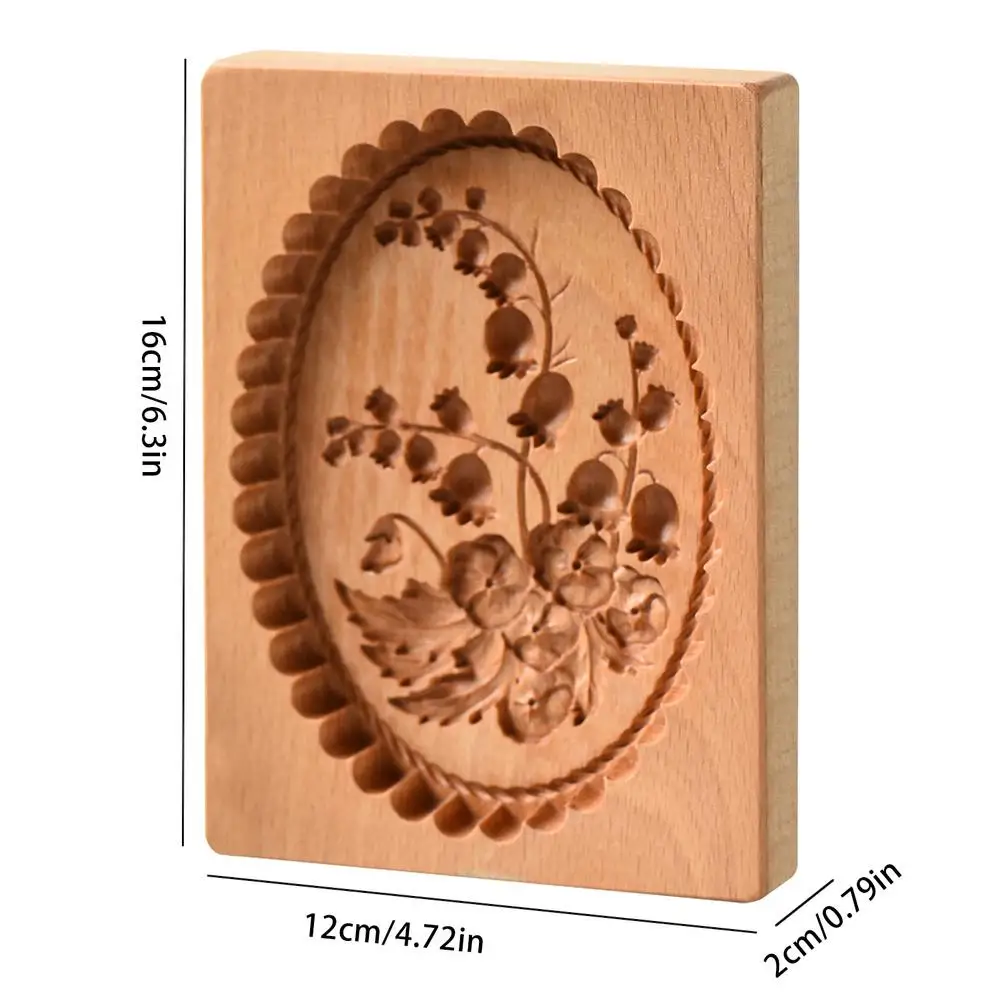 

DIY Gingerbread Mooncakes Mould Large Wooden Baking Cookie Mold Engraving And Engraving Mould For Mooncakes