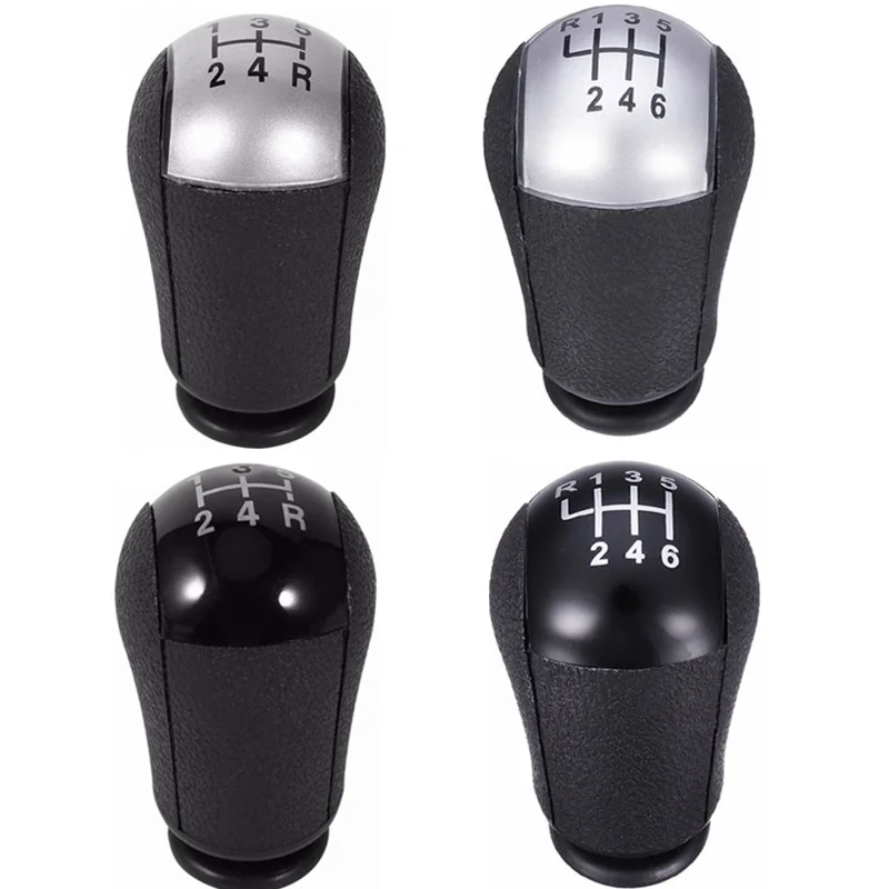 

Ручка переключения передач для Ford Focus Mondeo MK3 MK6, 5, 6 скоростей, для Ford Focus, Mondeo, MK6, C-MAX, Mustang, Galaxy Fiesta Transit, черный, серебристый