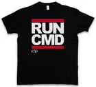 RUN CMD футболка DMC хакер компьютерная медицина мистер фнерд робот