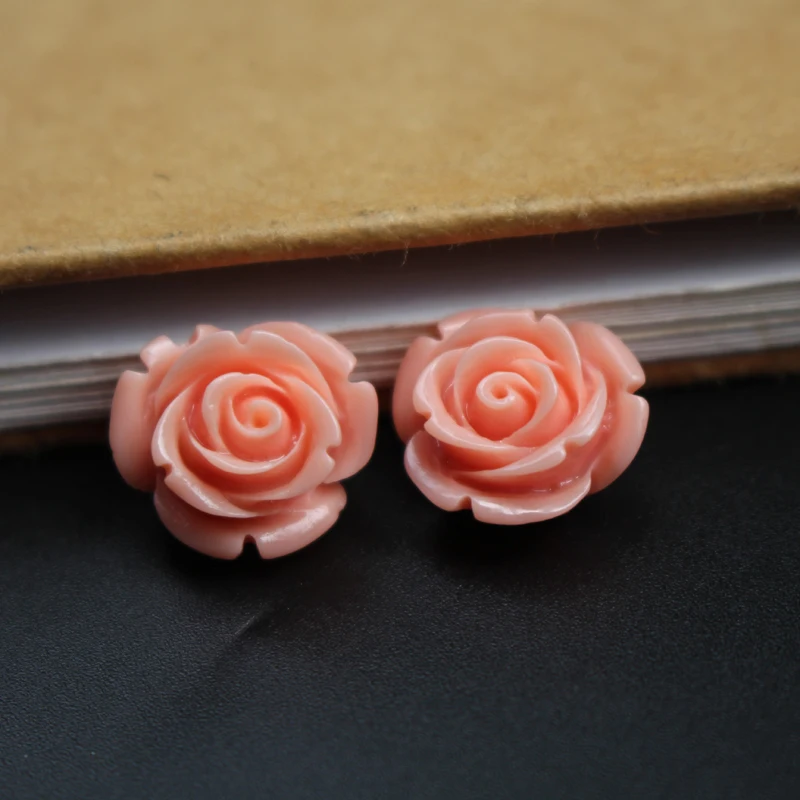 10 шт. светильник кораллового цвета 12 мм 15 искусственный цветок коралловой розы