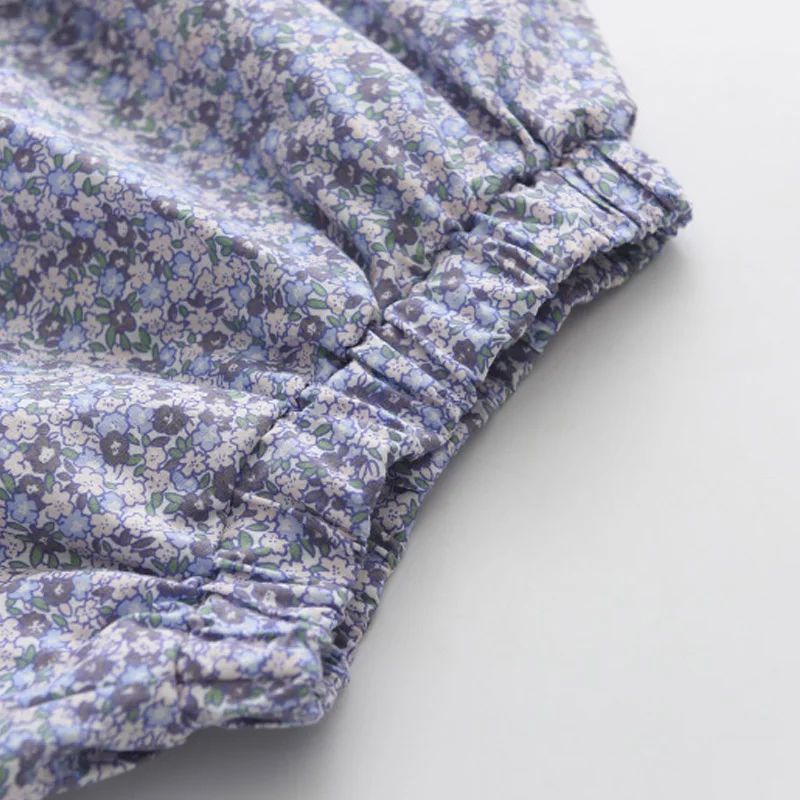 

2021 summer new girl fashion floral dress suit 2-piece floral design top skirt kid suit